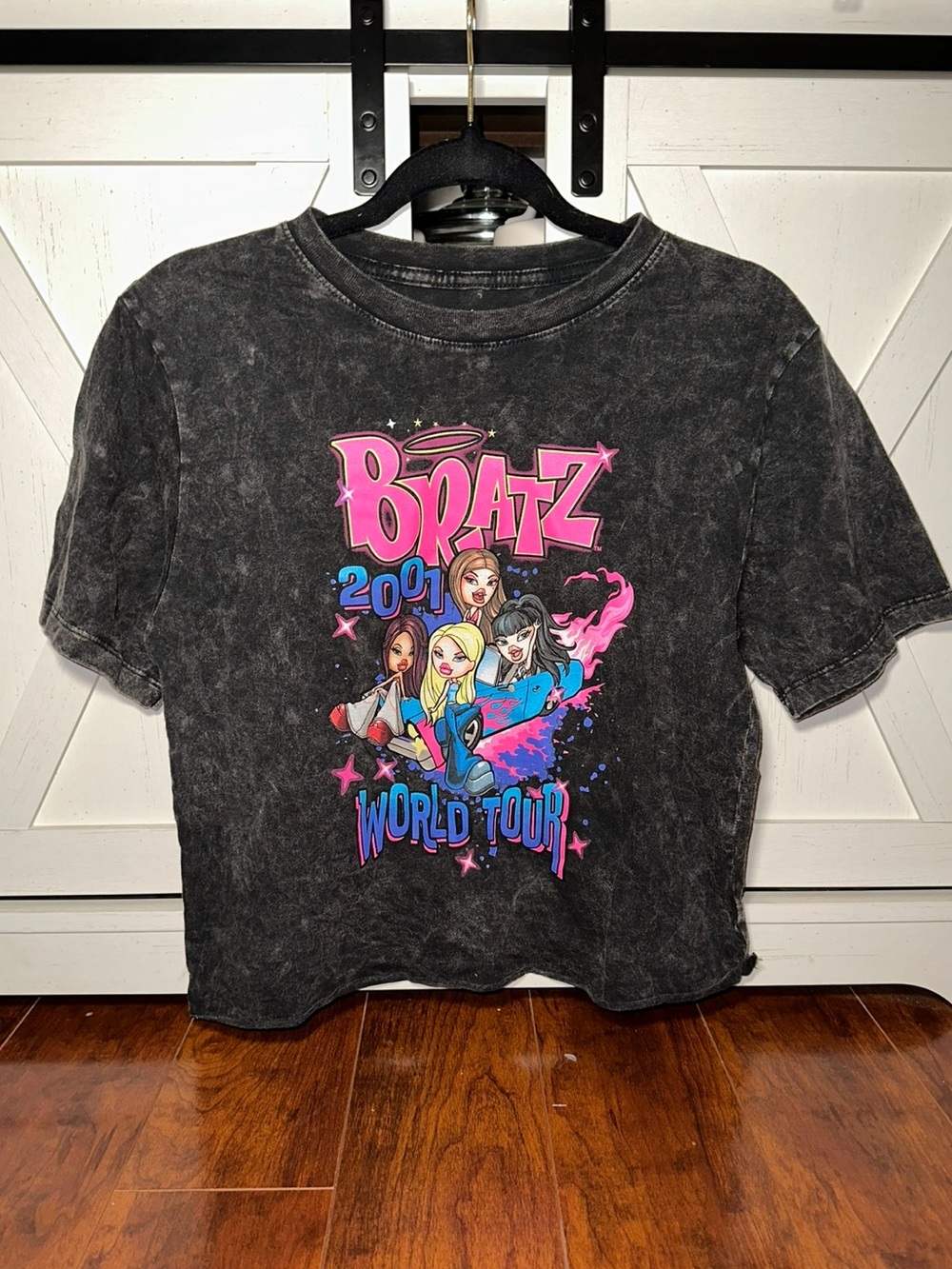 Bratz 2001 World Tour Acid Wash Graphic Tee